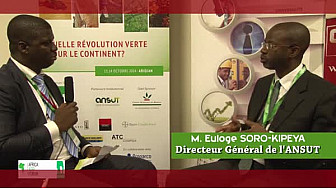 Africa Agri Forum 2014 : Entretien avec M. Euloge SORO-KIPEYA, (DG de l'ANSUT)