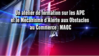 SPOT: Atelier de formation sur les APE et les MAOC