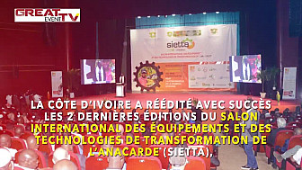 3ème édition du SIETTA à Abidjan: transformation des noix brutes de cajou