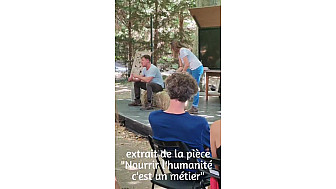 'Nourrir l'humanité c'est un métier' théâtre documentaire extrait 2