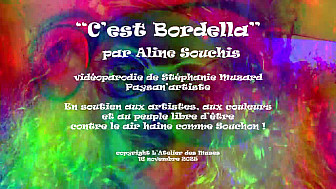 'C'est Bordella' vidéoparodie Stéphanie Muzard par Aline Souchis 