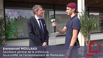 Jeunes reporters : Inauguration école et terrains multisports à Lacourt-Saint-Pierre - 82 @ChristianAstruc @Prefet_82 @tarnetgaronneCG