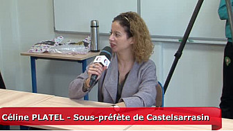 Céline Platel, sous-préfète de l'arrondissement de Castelsarrasin - 82 interviewée par les Jeunes Reporters de la MLDS 82