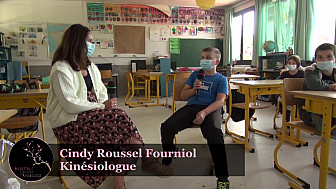 Interview de Cindy Roussel Fourniol - Kinésiologue par les jeunes reporters de l'école George Sand - Montauban