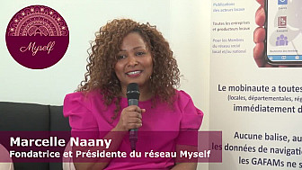Marcelle Naany, fondatrice et présidente de Myself - Réseau d'influence positive