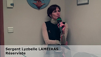 Caporal chef Lysbelle Lameiras - réserviste  : une femme dans un métier dit pour homme  #égalitéHommeFemme