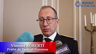 Première interview de Vincent ROBERTI, nouveau Préfet du Tarn-et-Garonne