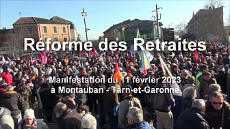 Manifestation de Montauban contre la Réforme des Retraites en Tarn-et-Garonne 