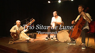 Sitar de Lune Trio au festival Acalmia 2020 de Toulouse interprète 'Parvanesh' 