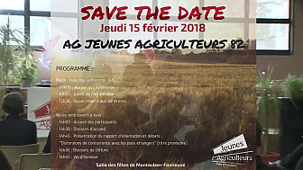 Jeunes Agriculteurs 82 : Paul SAVIGNAC élu Président des JA82 pour deux années #JeunesAgriculteurs82