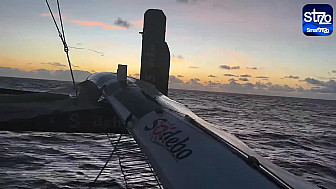 TV Locale France - Thomas Coville avec l'Ultim SODEBO remonte le Brésil en 2ème position de l'Arkea-Ultim-Challenge 2024