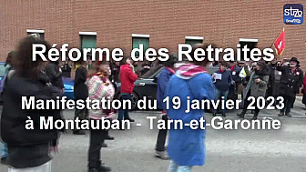 Tv Locale Montauban - une exceptionnelle mobilisation des Tarn-et-Garonnais contre la Réforme des Retraites
