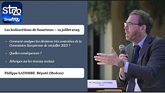 'Les Indiscrétions Smartrezo - Commission Européenne et Souveraineté numérique : Echanges entre le Député Philippe LATOMBE et Michel LECOMTE président de SmartreZo