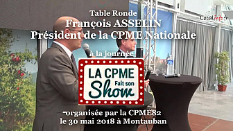 François ASSELIN Président de la CPME à la Tribune Ecole-Entreprise du 30 mai 2018 à Montauban organisé par la #CPME 82 @asselinfasselin @CPMEnationale