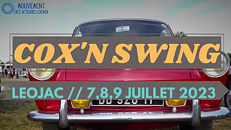 Avec le Mouvement des Acteurs Locaux du Tarn-et-Garonne  retenez les dates du  Cox'n swing !!!! 7/8/9 juillet 2023 à Léojac 