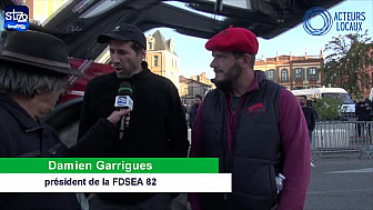 Acteurs Locaux 82 Souveraineté Alimentaire - Manifestation nationale des agriculteurs dont les Tarn-et-Garonnais ce 8 novembre 2023.