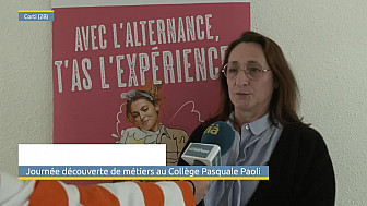 TV Locale Corse - Journée découverte de métiers au Collège Pasquale Paoli