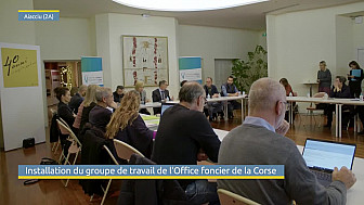 Acteurs-Locaux Tv Locale Ajaccio - Installation du groupe de travail de l'Office foncier de la Corse
