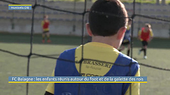 Acteurs-Locaux Tv Locale Balagne - FC Balagne : les enfants réunis autour du foot et de la galette des rois
