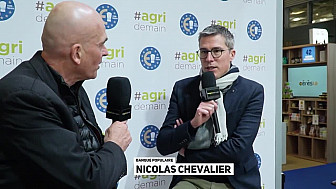 TV Locale NTV Paris - Agridemain au SIA2023 avec Nicolas Chevalier de la Banque Populaire Grand-Ouest
