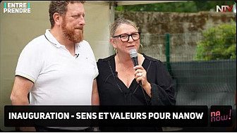 TV Locale Nantes - 'sens et valeurs pour nanow' inaugure ses nouveaux locaux.