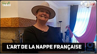 TV Locale Nantes - qui mieux que Nadine GOUELLO peut parler de 'L’art de la Nappe' à SERBOTEL