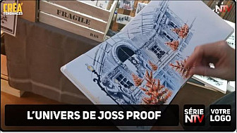 TV Locale Nantes - Joss Proof présente son premier recueil de croquis. « Carnets nantais »