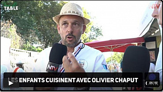 TV Locale NTV Paris - Les enfants cuisinent avec Olivier Chaput au 'Village International de la Gastronomie'