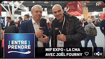 TV Locale NTV Paris - MIF EXPO 2023 :  Joël FOURNY président de la Chambre des Métiers France nous parle de réseau CMA qui accompagne les artisans dans chaque département.