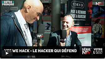 TV Locale NTV Paris - Lionel PASCAUD de 'YES WE HACK' le hacker qui défend était partenaire aux Université d'été de la Cybersécurité d'HEXATRUST