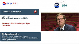 Les Rendez-vous de l'Actu - Philippe Latombe député de Vendée réagit à la situation politique