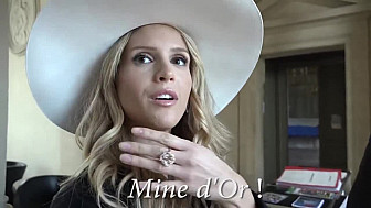 'Mine d'Or Joaillier' Making off vidéo : campagne de pub avec Julie HANTSON égérie et femme de Pascal OBISPO !
