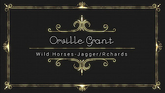 'Wild Horses' (Orville Grant Cover)