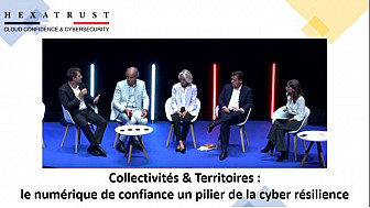 UECC2023 d'HEXATRUST - Table ronde Cybersécurité : 'Le Numérique de Confiance pour les Collectivités et Territoires'