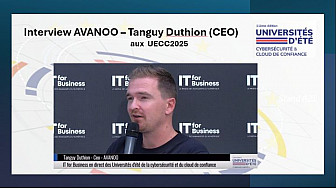 Souveraineté Numérique aux UECC 2025 - Tanguy Duthion (CEO) de AVANOO