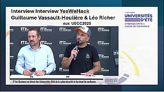 Souveraineté Numérique aux UECC 2025 - Interview YesWeHack – Guillaume Vassault-Houlière & Léo Richer | UECC2025