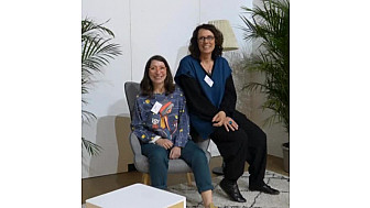 Audrey Plombin et Sandrine Rosier de ORISON au 1er Forum économique de Castelsarrasin du samedi 8 mars 2025