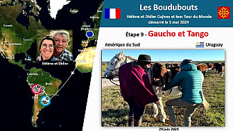 Acteurs-Locaux Paulhac 'Les Boudubouts' Étape 9 - En URUGUAY cours d'équitation pour Hélène