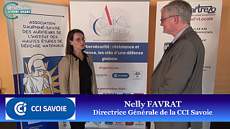 CyberAix 2025 - Cybersécurité des entreprises avec Nelly Favrat Directrice Générale de la CCI Savoie