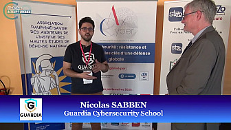 CyberAix 2025 - Interview de Nicolas Sabben de Guardia Cybersecurity School nous fait son débrief