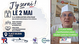 David FEVRE Président de la CACF sur la TvLocale des Acteurs Locaux et 'Réveils des Terroirs' pour Grand Rassemblement du 2 mai Place Vauban à Paris