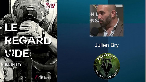  Acteurs Locaux Montauban - Julien Bry -  auteur de ''Le regard vide''- au ''Salon du Livre Défense Zo
