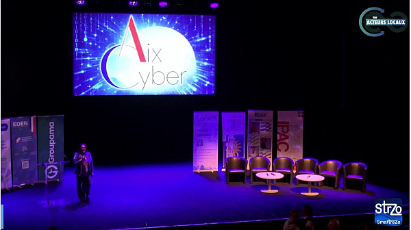 Acteurs Locaux : CyberAix introduction de l'événement par Rosène Charpine, présidente des Audite