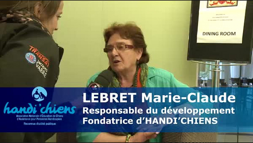 @HANDICHIENScom - LEBRET Marie-Claude, fondatrice d’HANDI’CHIENS, au micro de NetwrokVisio