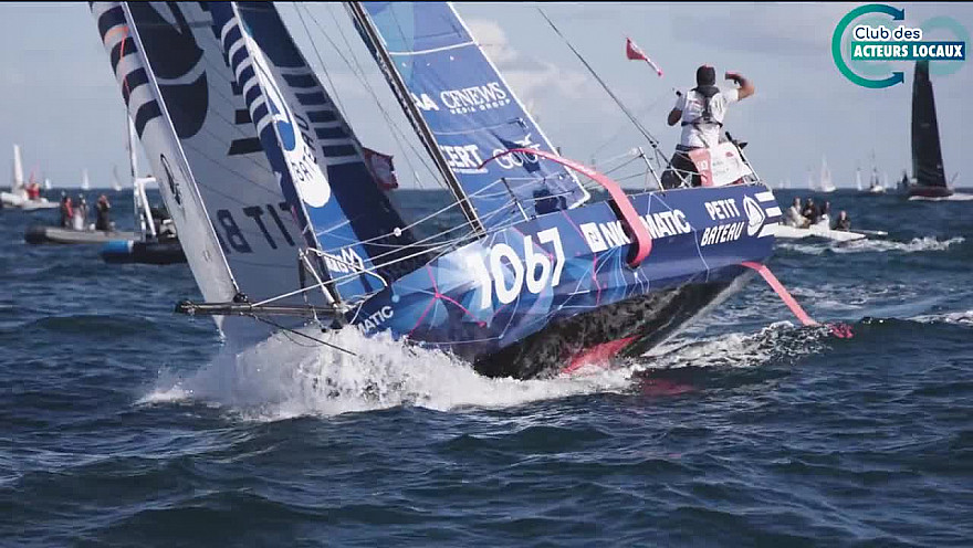 Acteurs Locaux Vendée - Ce 21 septembre avait lieu le départ au Sables d'Olonne de La 25e édition de 'La Boulangère Mini Transat' 