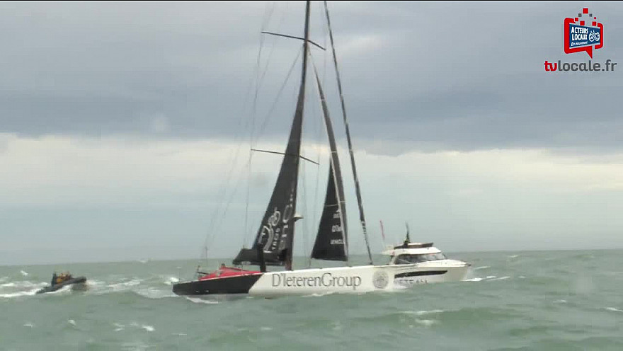 TV Locale Vendée 118éme et dernière journée du Vendée Globe 2024 - il n'est pas été classé (hors délais) Denis Van Weynbergh a bien terminé son Vendée Globe après 117 jours de mer 