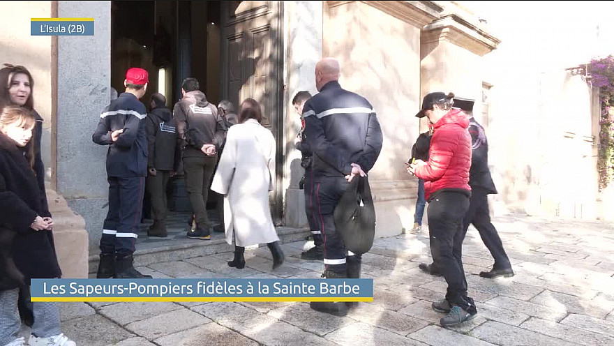 TV Locale Corse - Les Sapeurs-Pompiers fidèles à la Sainte Barbe
