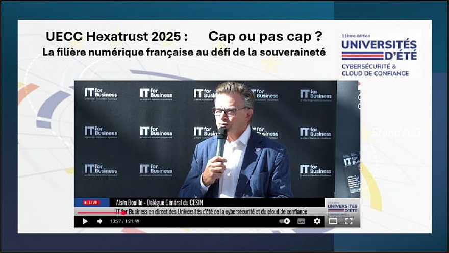 Souveraineté Numérique aux  UECC 2025  -  Cap ou pas cap ? La filière numérique française au défi de la souveraineté
