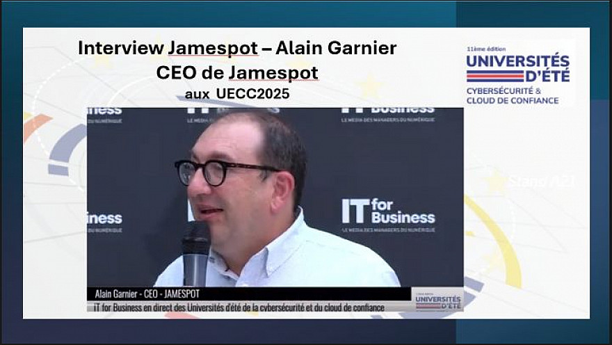 Souveraineté Numérique aux  UECC 2025  -   interview de Alain Garnier (CEO) de Jamespot 