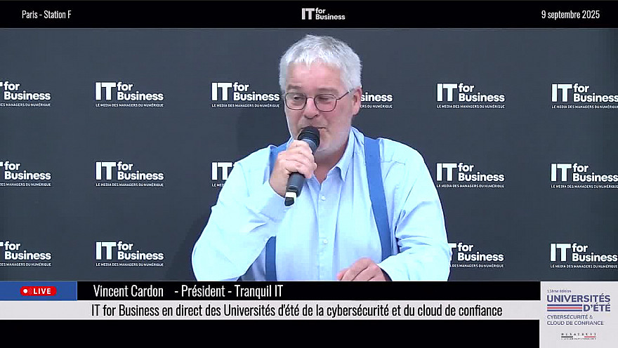 Souveraineté Numérique aux  UECC 2025  -  Rencontre avec Vincent Cardon Président de Tranquil IT